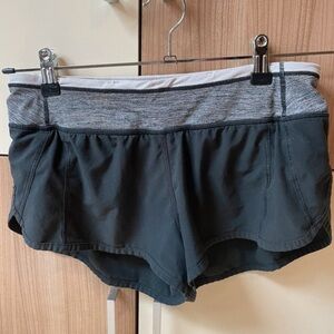 Lululemon Gray & Black Shorts!